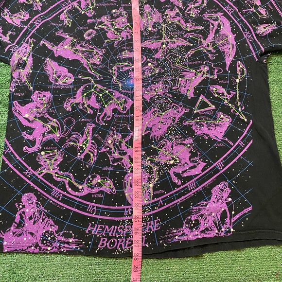 Vintage 1993 LIQUID BLUE Space CONSTELLATIONS Shirt Size 2XL Astrology Zodiac - Picture 8 of 8